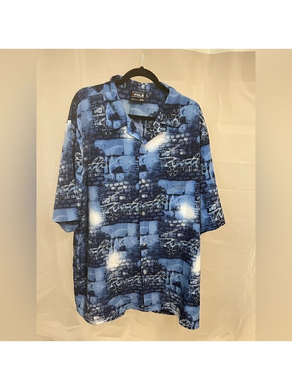 South Pole Authentic Collection 100% Polyester Button Down Shirt